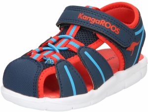 KangaROOS Otvorená obuv 'K-GROBI'  modrá / tmavomodrá / červená
