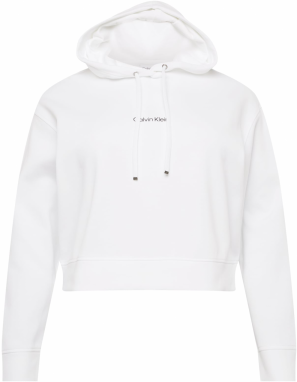 Calvin Klein Curve Mikina  čierna / biela