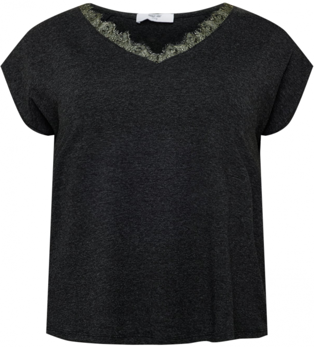 ABOUT YOU Curvy Tričko 'Galina'  antracitová / čierna