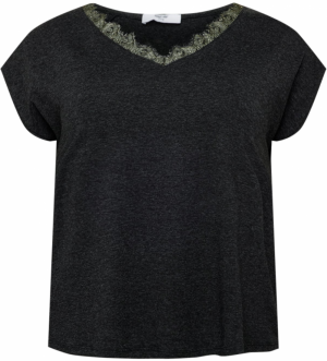 ABOUT YOU Curvy Tričko 'Galina'  antracitová / čierna