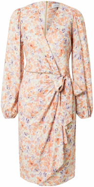 Closet London Šaty 'London'  žltá / orgovánová / tmavofialová / broskyňová