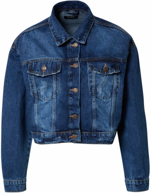 Trendyol Prechodná bunda  modrá denim