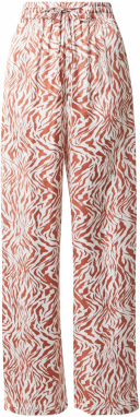 GLAMOROUS Nohavice  koňaková / biela