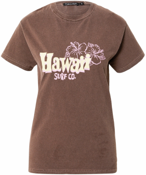 Nasty Gal Tričko 'Hawaii'  svetložltá / staroružová / svetloružová