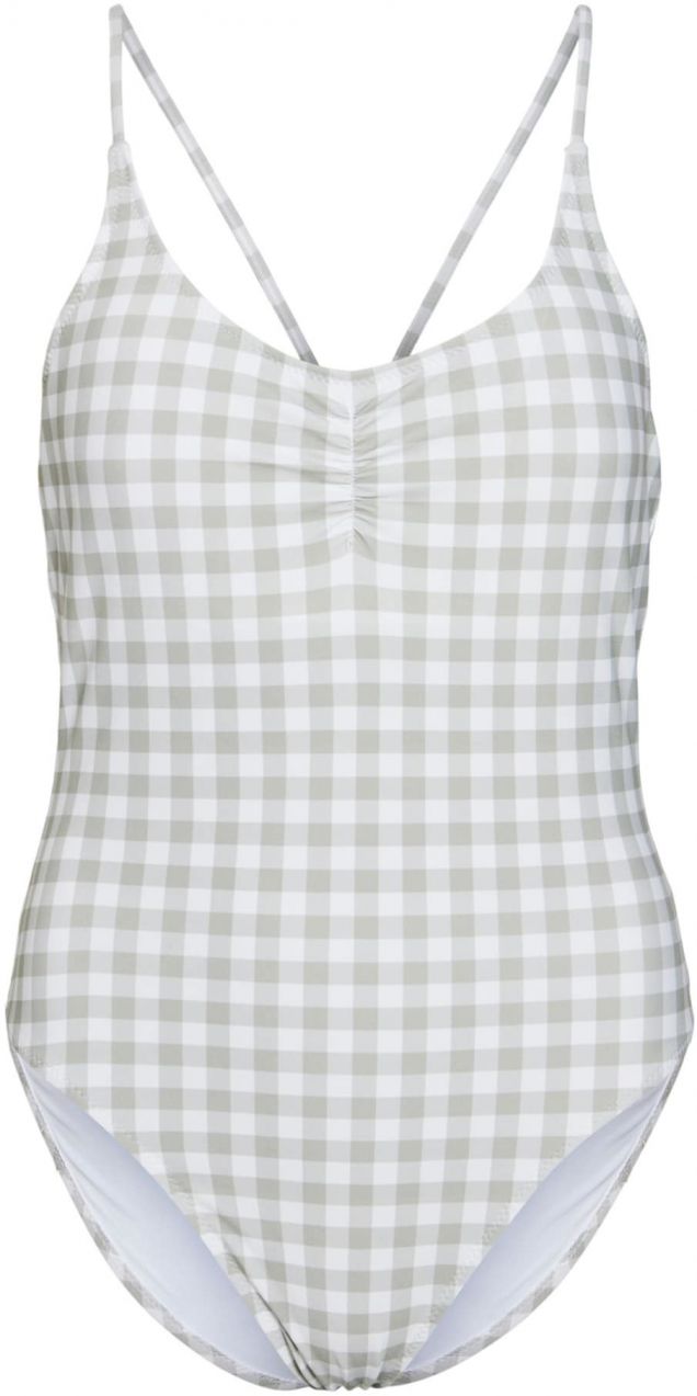 OBJECT Jednodielne plavky 'Rasmine'  sivá / šedobiela