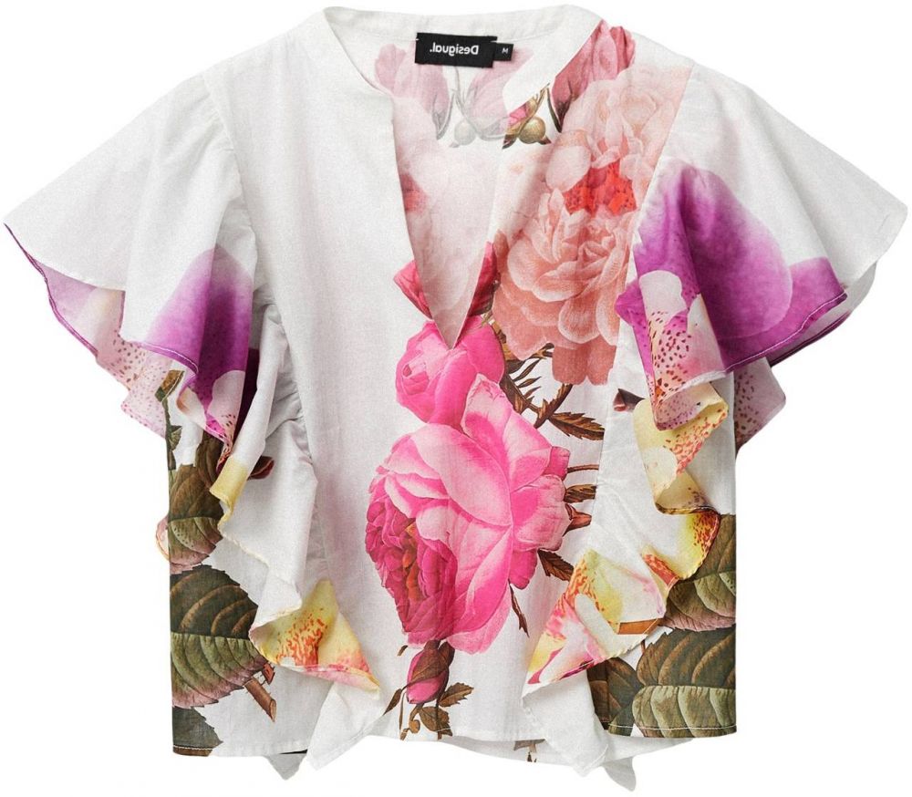 Desigual Blúzka 'LUCRECIA'  zmiešané farby / biela