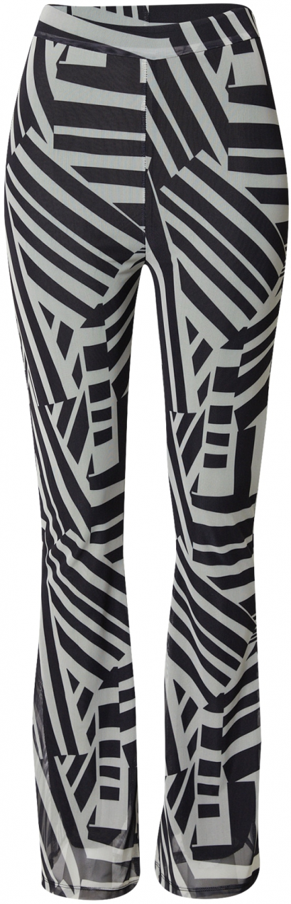 Nasty Gal Nohavice  čierna / biela