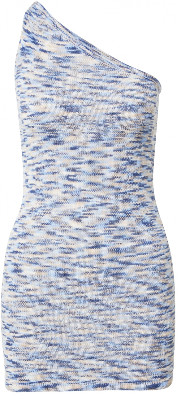 Daisy Street Pletené šaty  krémová / modrá / svetlomodrá / biela