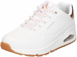 SKECHERS Nízke tenisky 'Uno'  ružové zlato / biela