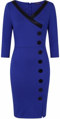HotSquash Šaty  kráľovská modrá / čierna