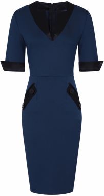 HotSquash Šaty  námornícka modrá / čierna