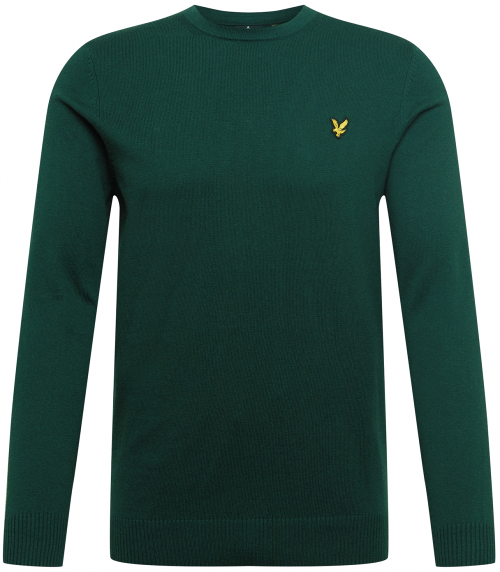 Lyle & Scott Sveter  žltá / tmavozelená / čierna