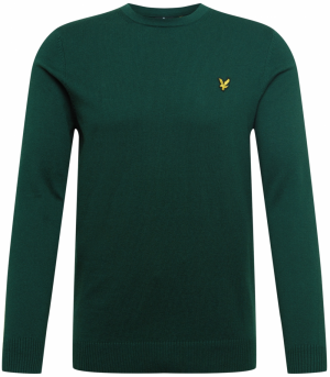 Lyle & Scott Sveter  žltá / tmavozelená / čierna