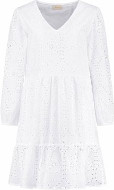 Shiwi Šaty 'BRODERIE ANGLAISE'  biela