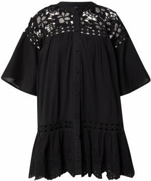 River Island Košeľové šaty 'QUINN'  čierna