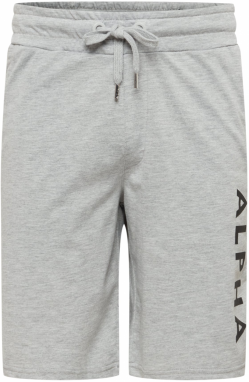 ALPHA INDUSTRIES Nohavice  sivá / čierna