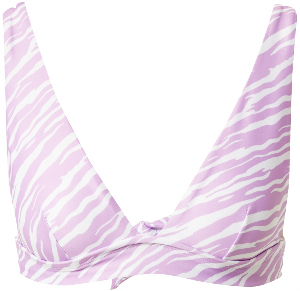 Hunkemöller Bikinový top  svetlofialová / biela