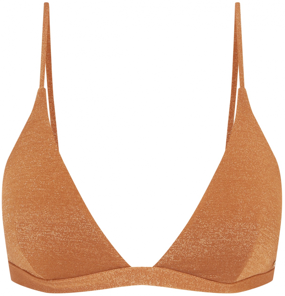 RIP CURL Bikinový top  žltohnedá