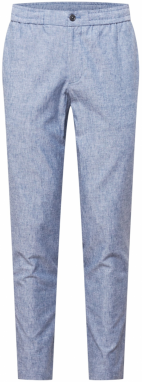 JACK & JONES Nohavice 'JPRLINEN DAVID STRING TROUSER'  svetlomodrá