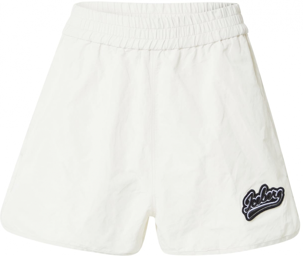 ICEBERG Nohavice 'TESSUTO'  čierna / biela