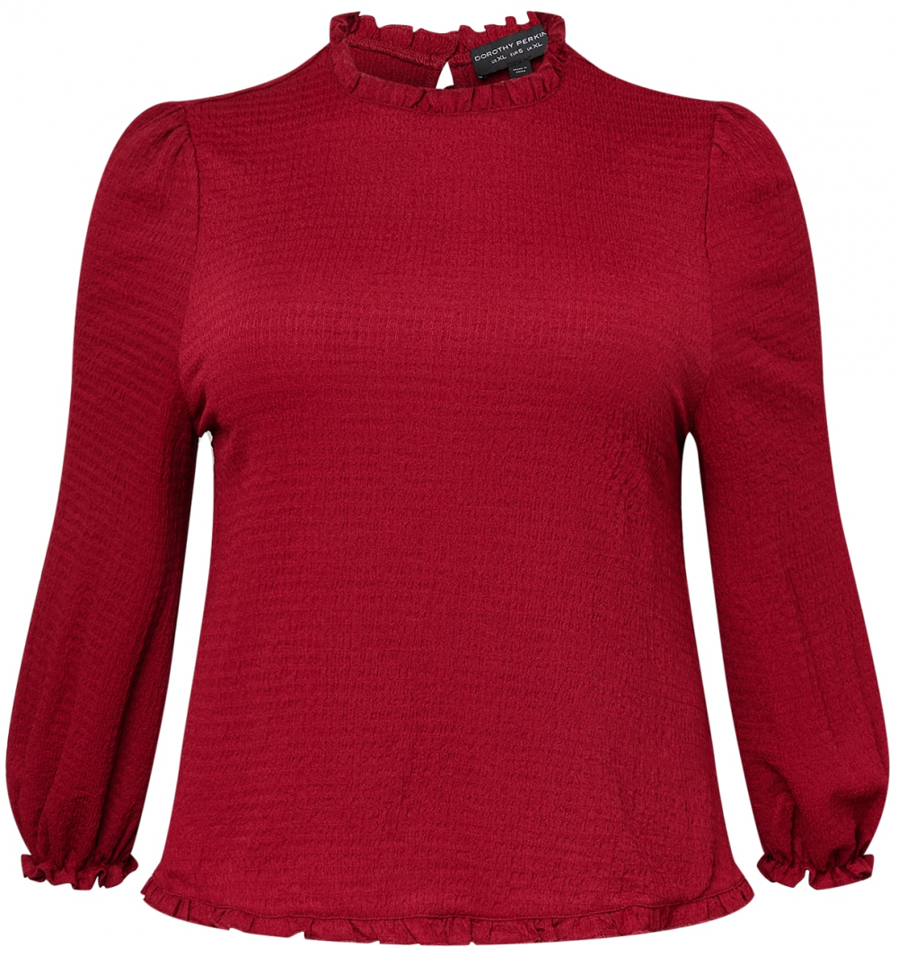 Dorothy Perkins Curve Tričko  farba lesného ovocia