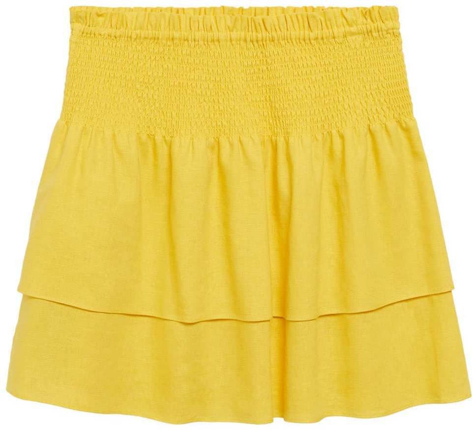 MANGO Sukňa 'LACI'  žltá