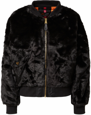 ALPHA INDUSTRIES Prechodná bunda  čierna