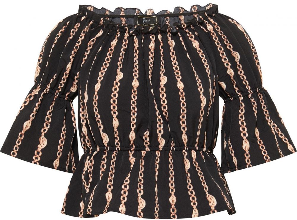 faina Blúzka  zlatá / čierna