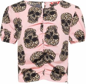 myMo ROCKS Blúzka  béžová / svetlohnedá / ružová / čierna