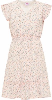 MYMO Letné šaty  modrosivá / zelená / ružová / svetloružová / červená