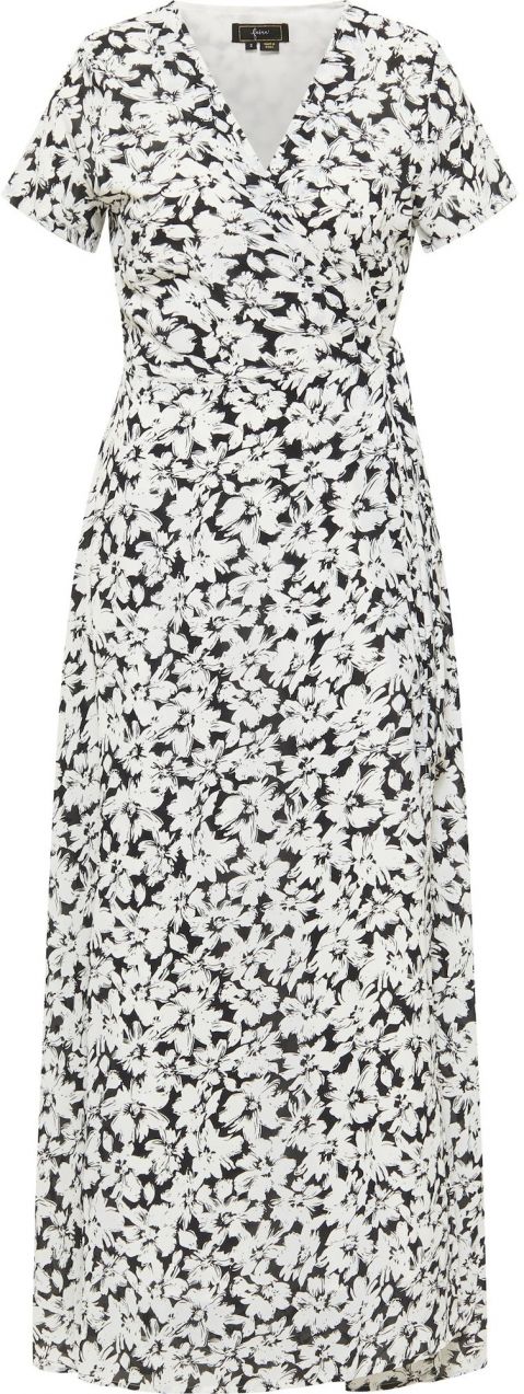 faina Šaty  čierna / biela