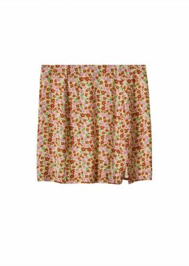 MANGO Sukňa  žltá / zmiešané farby