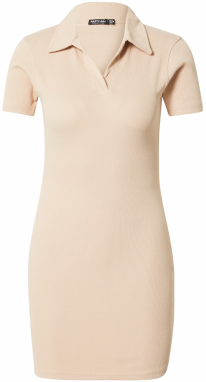 Nasty Gal Šaty  béžová