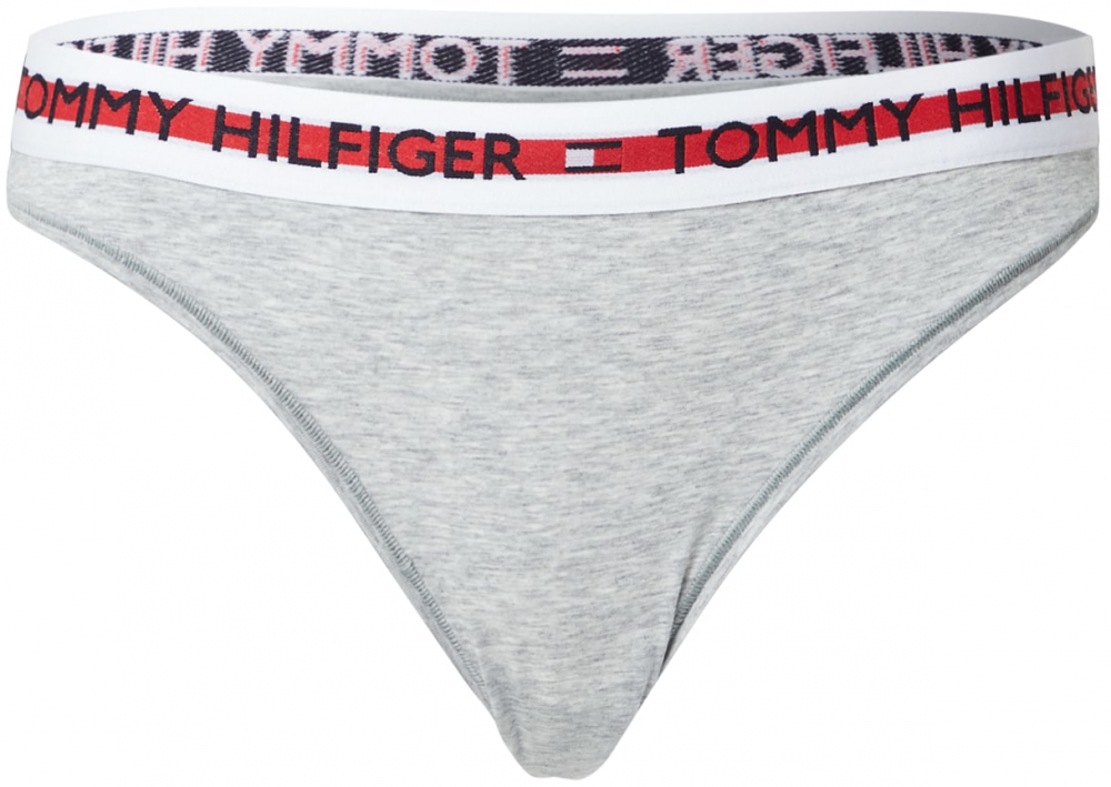 Tommy Hilfiger Underwear Tangá  námornícka modrá / sivá / červená / biela