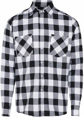 Urban Classics Košeľa  čierna / biela