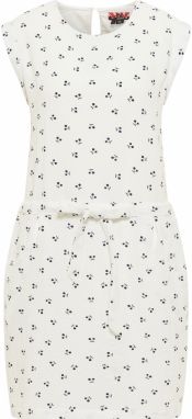 myMo ROCKS Letné šaty  čierna / biela ako vlna