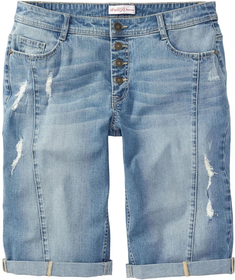 SHEEGO Džínsy  modrá denim