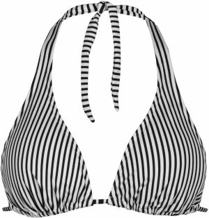 NATURANA Bikinový top  čierna / biela