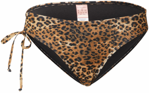 Hunkemöller Bikinové nohavičky  hnedá / kapučíno / čierna