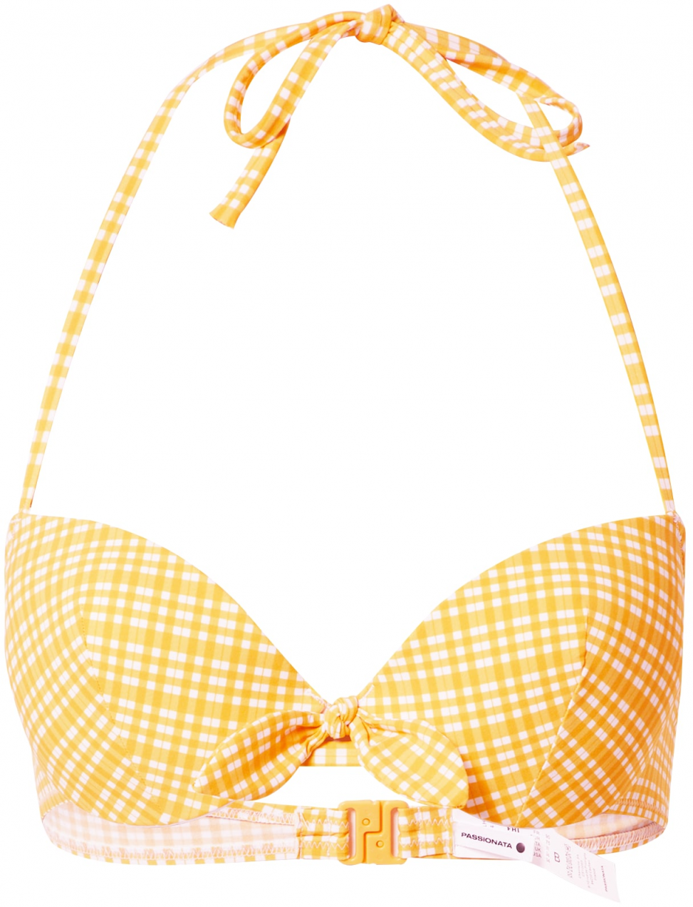 PASSIONATA Bikinový top  žltá / biela