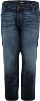 Jack & Jones Plus Džínsy 'Tim'  modrá denim