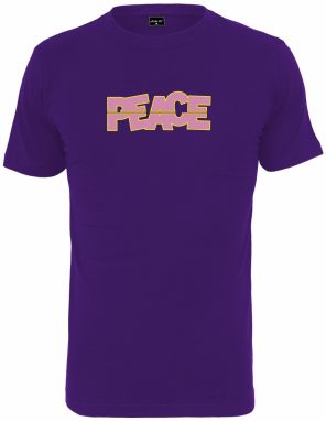 Merchcode Tričko 'Ladies Peace Tee'  fialová / ružová