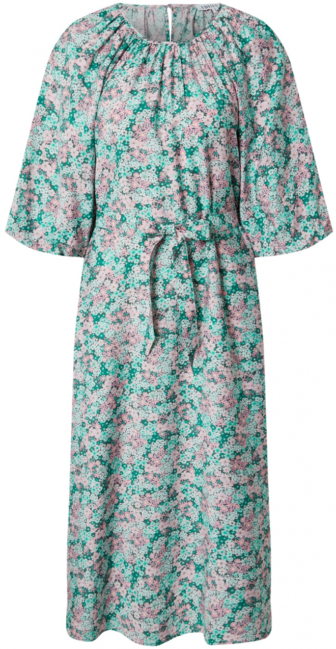 EDITED Šaty 'Fadia'  zelená / nefritová / svetlofialová / ružová