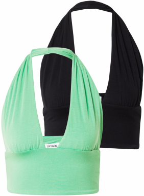 Cotton On Top 'SOFI'  svetlozelená / čierna