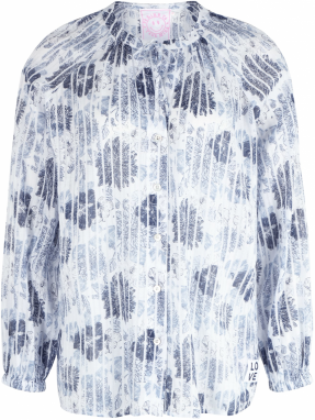 LIEBLINGSSTÜCK Blúzka 'Edla'  modrá denim / svetlomodrá / biela