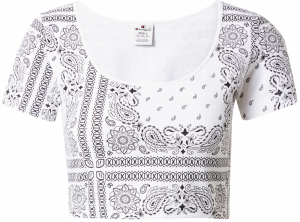 Champion Authentic Athletic Apparel Tričko  čierna / biela