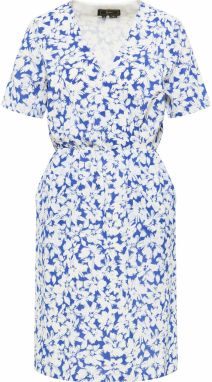 faina Letné šaty  nebesky modrá / biela