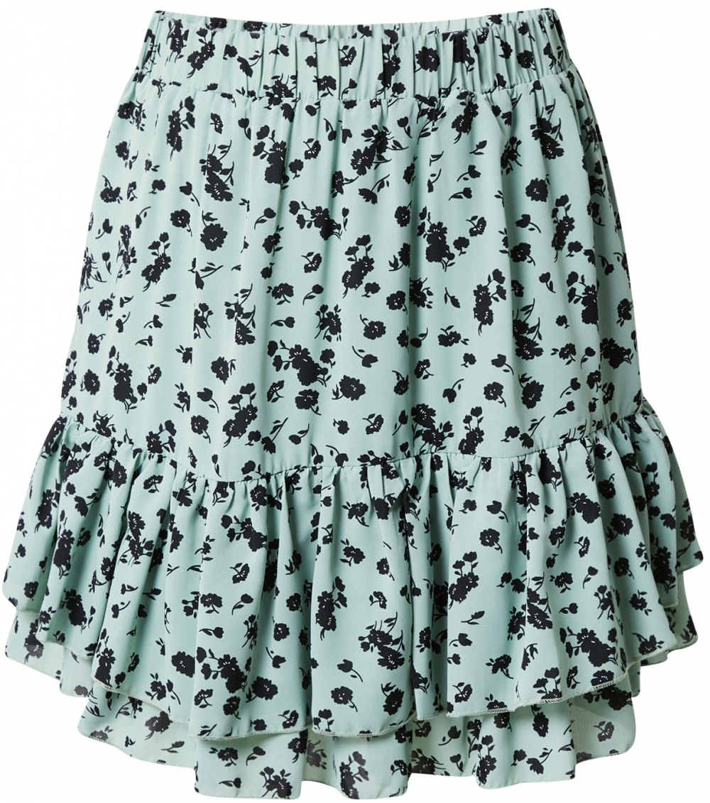SISTERS POINT Sukňa 'GROW'  mätová / čierna
