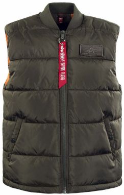 ALPHA INDUSTRIES Vesta  olivová / červená / biela