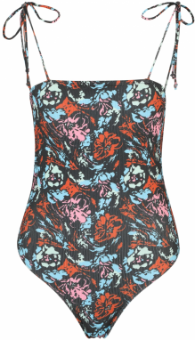 Warehouse Jednodielne plavky  svetlomodrá / mätová / ružová / červená / čierna